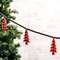 Buffalo Check Christmas Trees Beaded Garland 35536