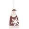 Snowflake Santa Ornament;