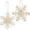 2/Set, Brr & Hope Snowflake Ornaments