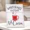 Warm Hearts Hot Cocoa Pallet Easel Sign 91021;