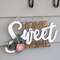 Home Sweet Home Cutout Floral Accent Hanging Sign 91077;