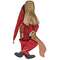 Father Christmas Doll With Candy Canes & Stocking