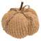 Dusty Orange Chenille Pumpkin 6"