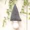 Solid Gray Fabric Christmas Tree Ornament 6" CS38270;