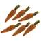 6/Set Felt Carrots 3.25"