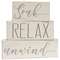 3/Set, Soak, Relax, Unwind Blocks #H36027