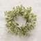 Flocked Laurel Candle Ring, 2.5" 17989;