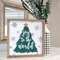 Joy to the World Christmas Tree Framed Sign