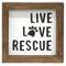 Live Love Rescue Shadowbox Frame