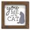 You Me and the Cat Shadowbox Frame