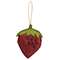 Mini Beaded Felt Strawberry Ornament #CS38324