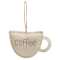 Felt Stitched Coffee Cup Ornament #CS38355