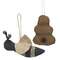 2/Set Primitive Bumble Bee and Hive Ornaments