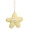 Yellow Striped Flower Ornament #CS38389