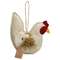 Felt Farm Life Chicken Ornament