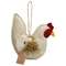 Felt Farm Life Chicken Ornament #CS38403