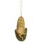 Primitive Fabric Corn Cob Ornament with "Eat" Tag