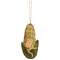 Primitive Fabric Corn Cob Ornament with "Eat" Tag #CS38404