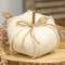 #CS38435 Canvas Stuffed Pumpkin, 6.5"