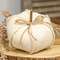 #CS38435 Canvas Stuffed Pumpkin, 6.5"