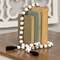 Distressed Black, White & Gray Bead Garland w/Tassels