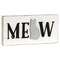 Meow Wooden Block