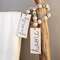 Home Beaded Tag Garland