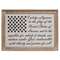 I Pledge Allegiance To The Flag Framed Sign