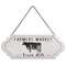 Farmers Market Fresh Milk Metal Hanging Sign