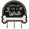Let's Go For A Walk Wall Hook Sign #65238