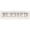 Blessed White Framed Sign #91085