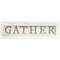 Gather White Framed Sign