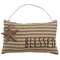 Blessed Ticking Stripe Pillow Ornament w/Rusty Star