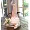 Dangle Leg Plush Beige Gnome w/Ribbed Hat ADC3049;