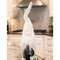 Bottle Topper Plush Ivory Gnome w/Ribbed Hat ADC3050;