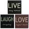 Square Sign - LIVE, LAUGH, LOVE #32345