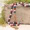 Red, White and Blue Bead Garland with Tassels