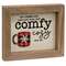 Comfy & Cozy Dimensional Framed Sign