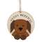 Merry Woofmas Wooden Ornament