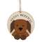 Merry Woofmas Wooden Ornament #36456