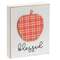 Blessed Plaid Apple Wood Block #36502