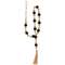 Black, Natural, White Wooden Bead Garland, 34"L #60406