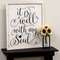It Is Well With My Soul Distressed Framed Sign 65202;