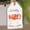 Country Dairy Farm Cow Wood Tag;