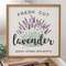 Fresh Cut Lavender Framed Sign 65258;