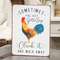 Sometimes You Just Gotta Say Cluck It Distressed Metal Sign 65259;