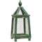 Distressed Green Chicken Wire Birdcage Lantern