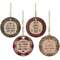 Love You to the North Pole and Back Beaded Ornament, 4 Asstd.