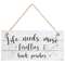 Life Needs More Fireflies Distressed Slat Sign