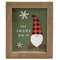 The Gnome Did It Framed Sign